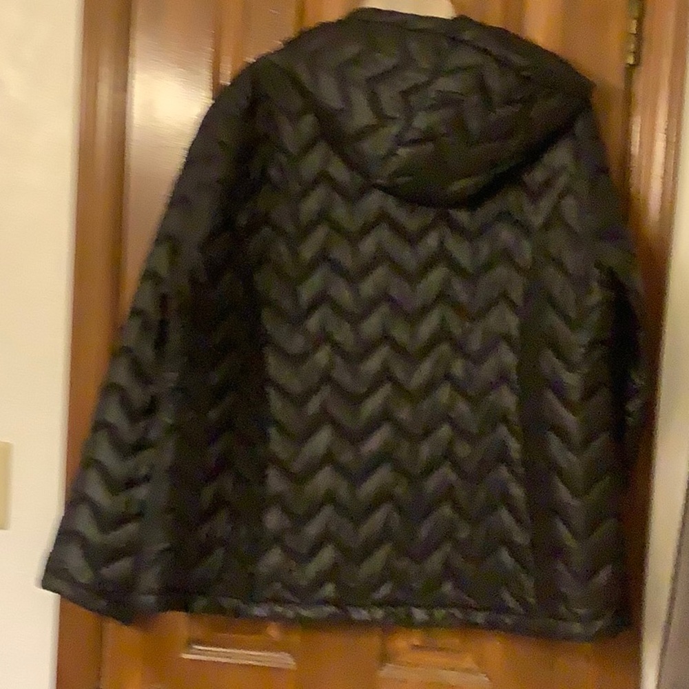 Black Nylon Jacket Polyester Filled - image 2